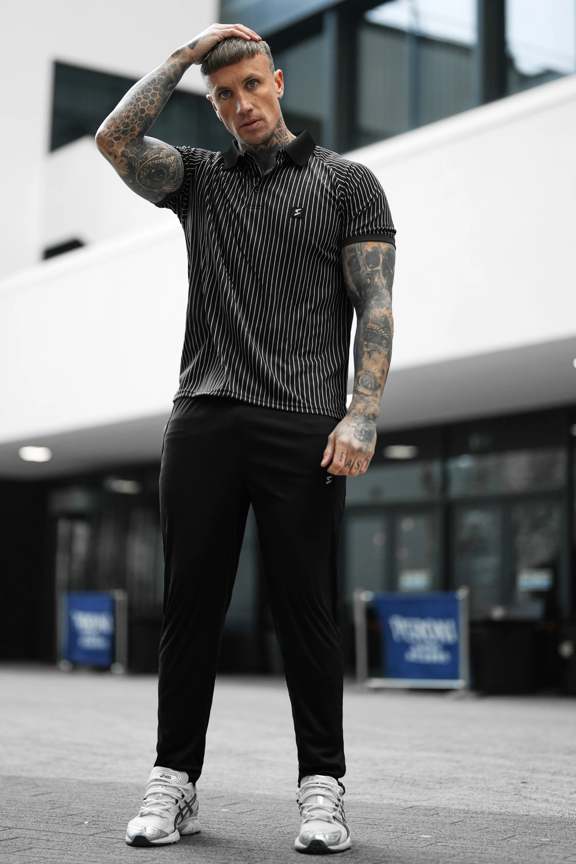 SPD Black Stripe Polo - Image 2