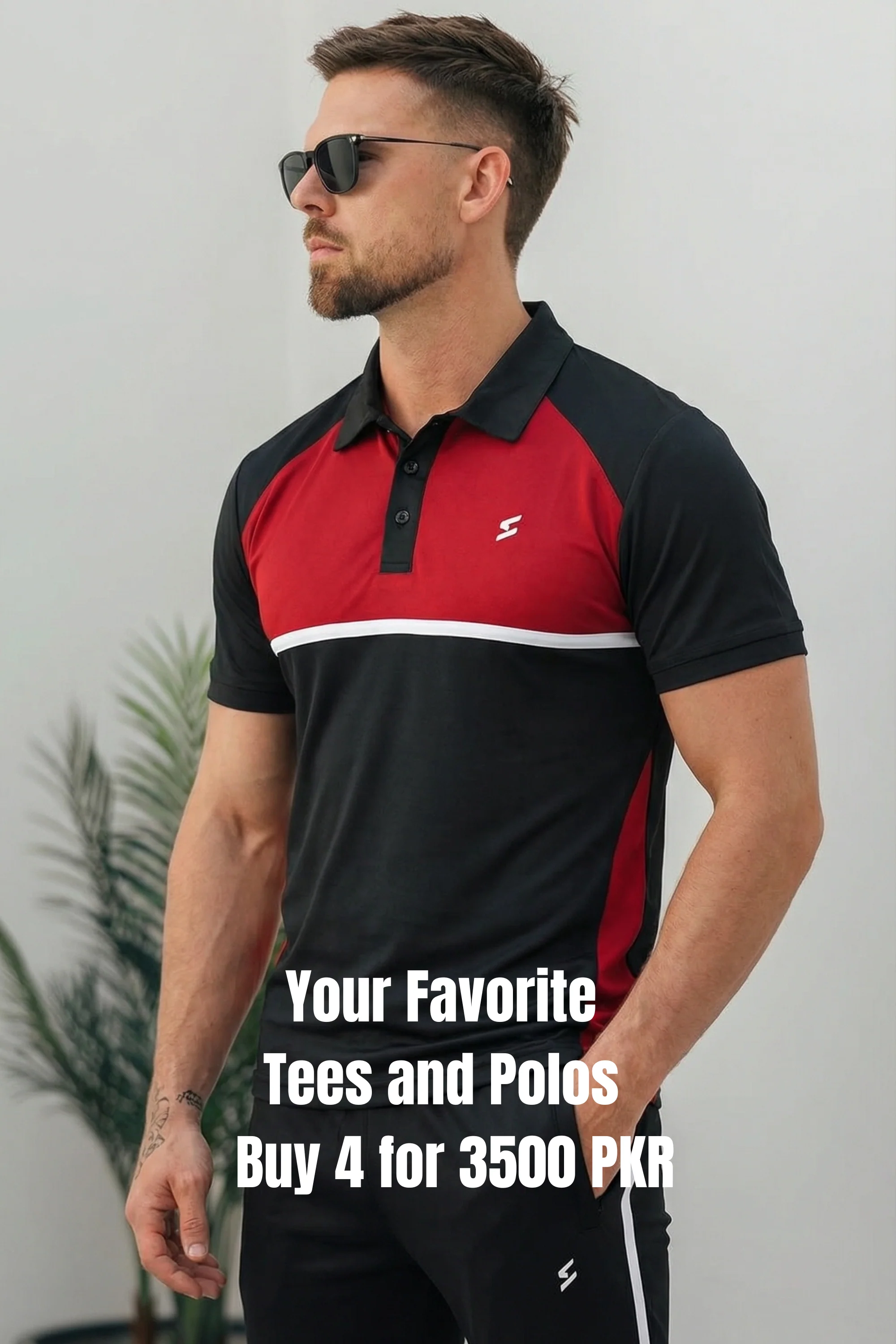 Buy Any 4 Tees And Polos For RS. 3750/-