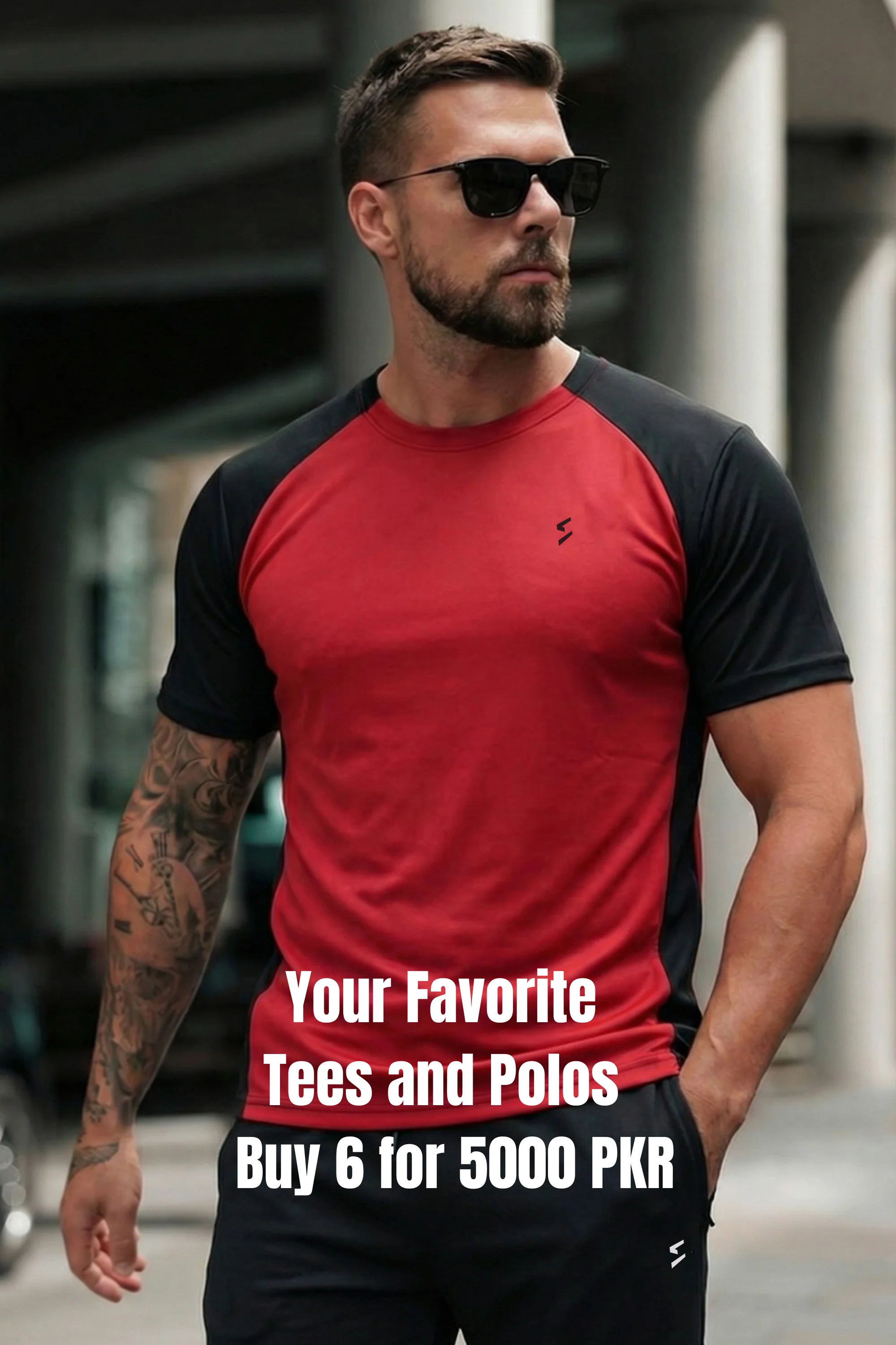 Buy Any 6 Tees And Polos for RS. 5000/-