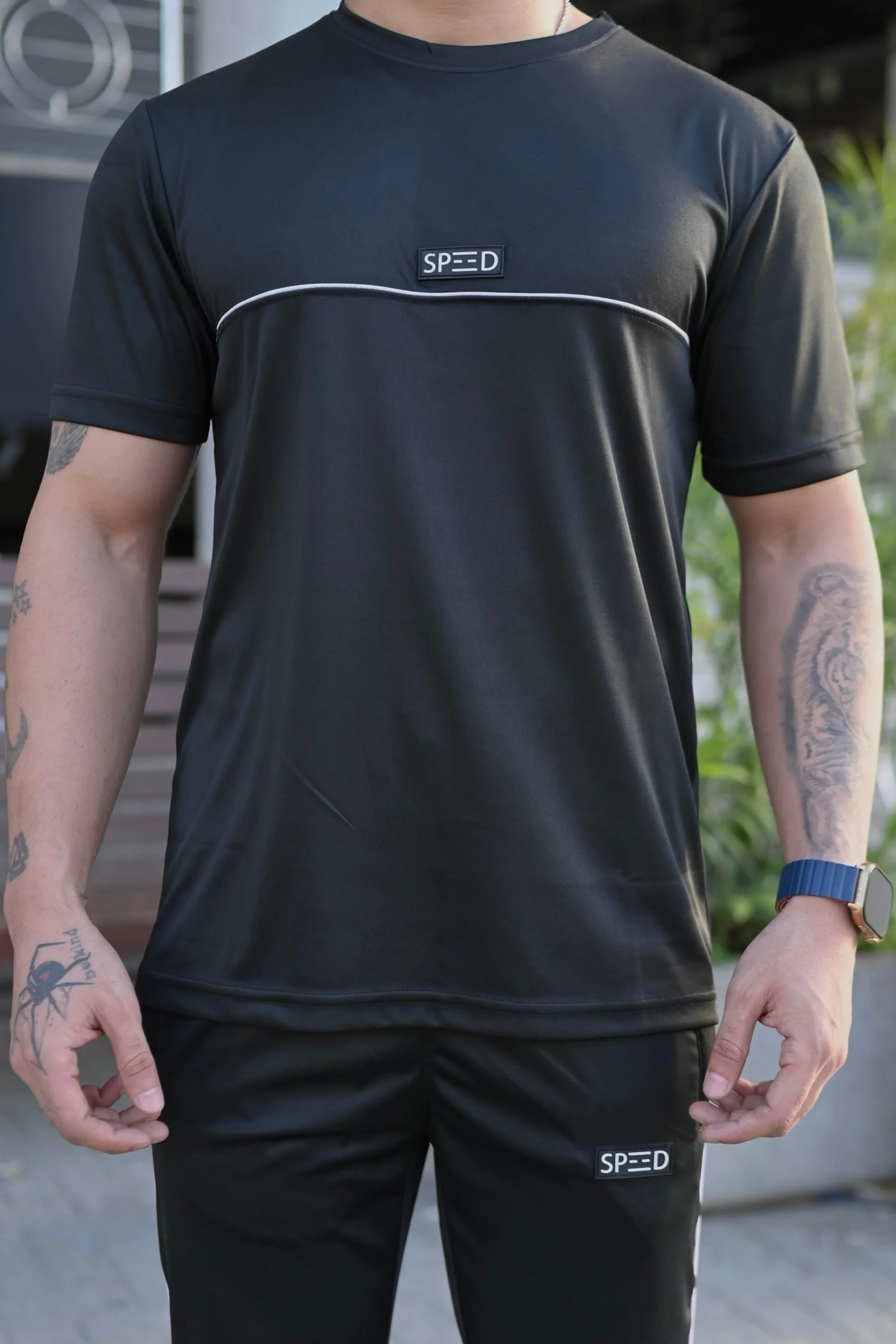 Spd Black Essential T-Shirt - Image 2
