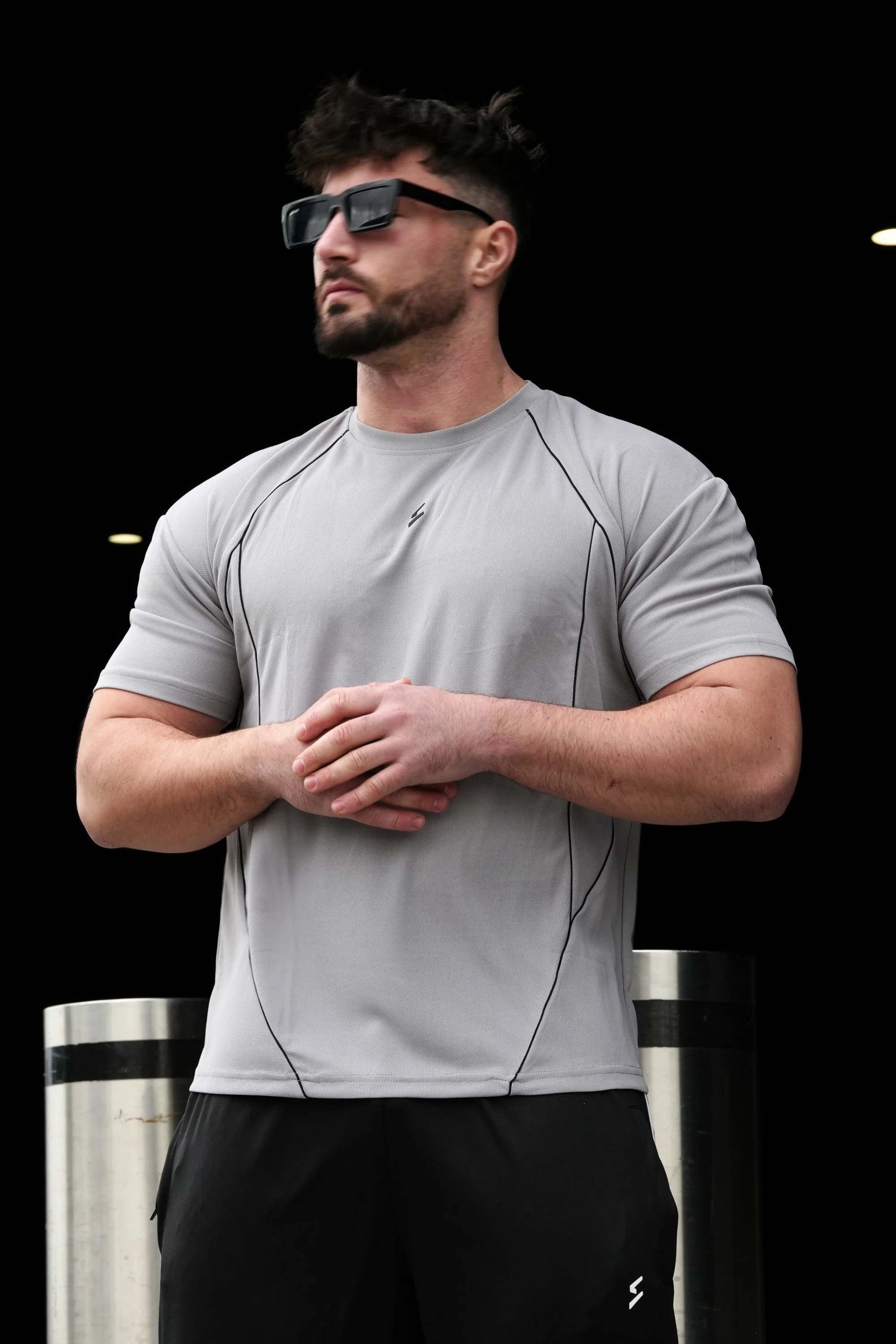 Spd Grey Spectrum Oversize Tracksuit - Image 4
