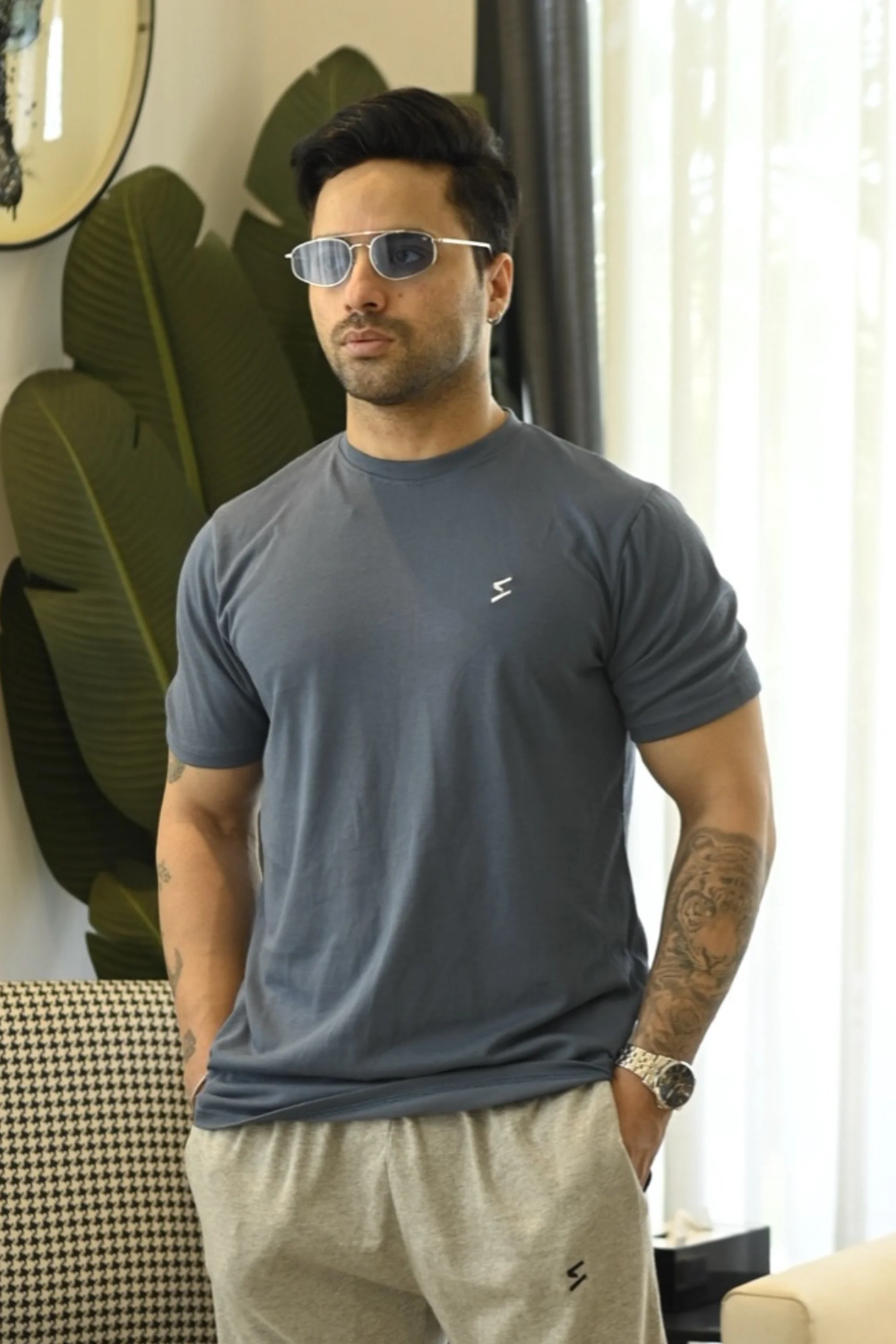 Speed Navy Academy Cotton T-Shirt