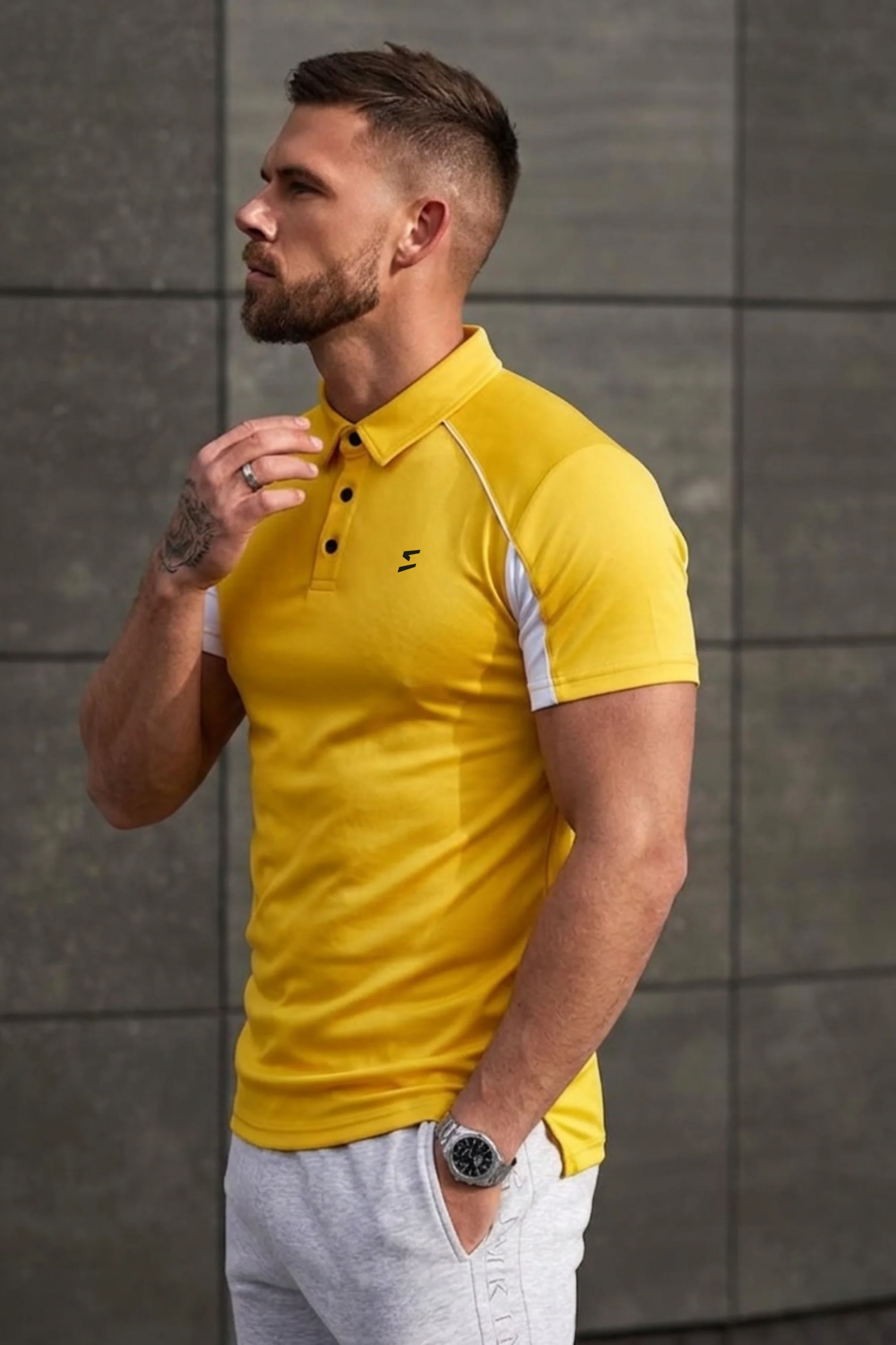 Spd Yellow Spectrum Polo - Image 3